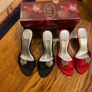 Really cute satin pumps to wear for Prom or wedding